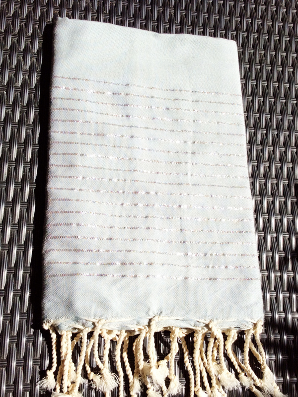 fouta-stella-grisvert-argent copie stella vert